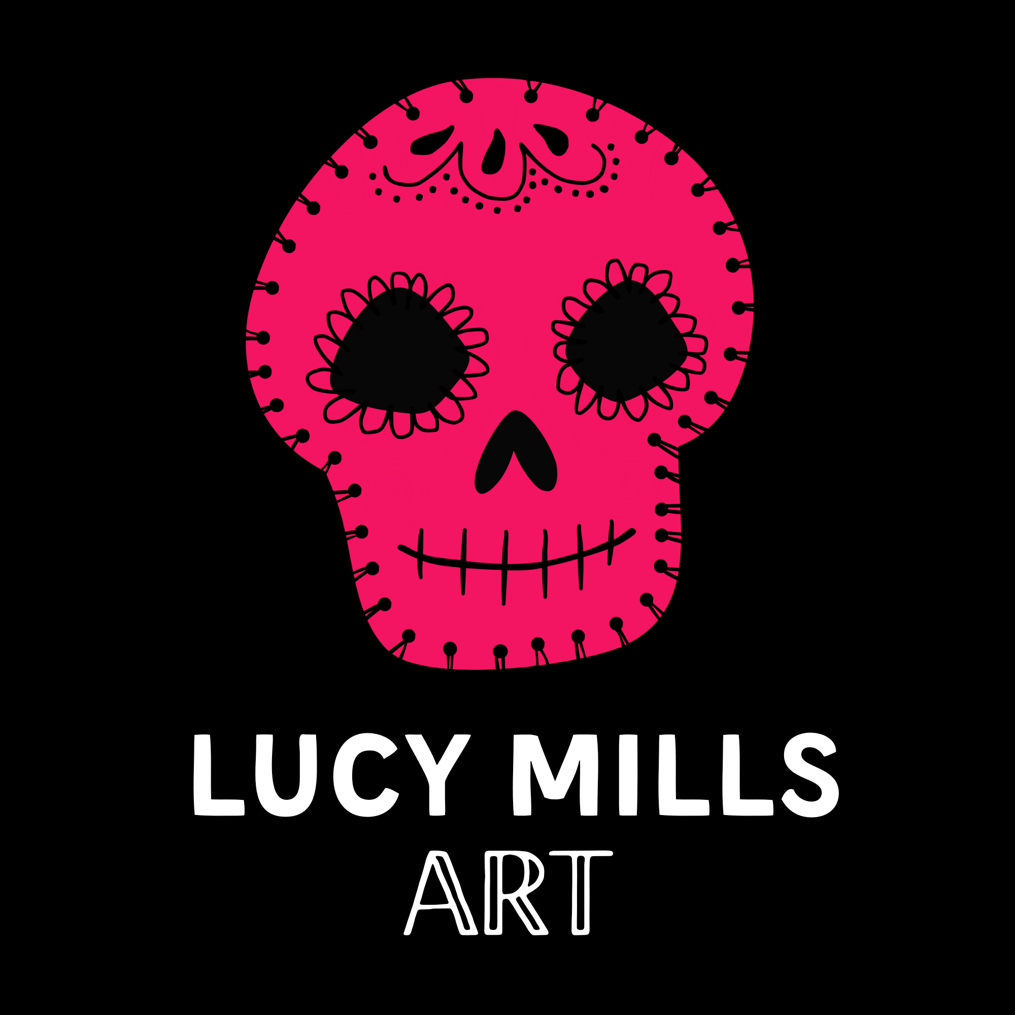 Lucy Mill Art Logo Black