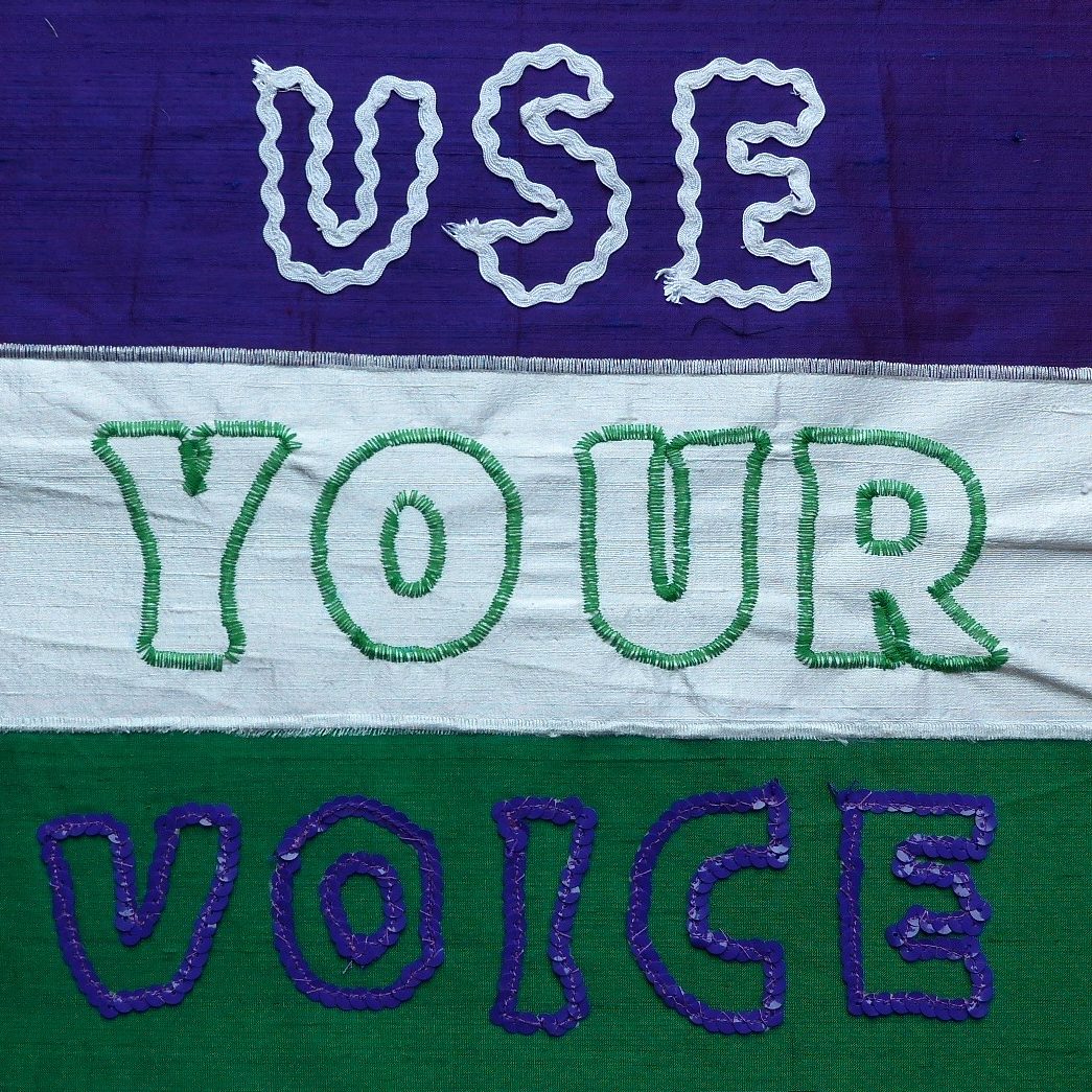 Use your voice